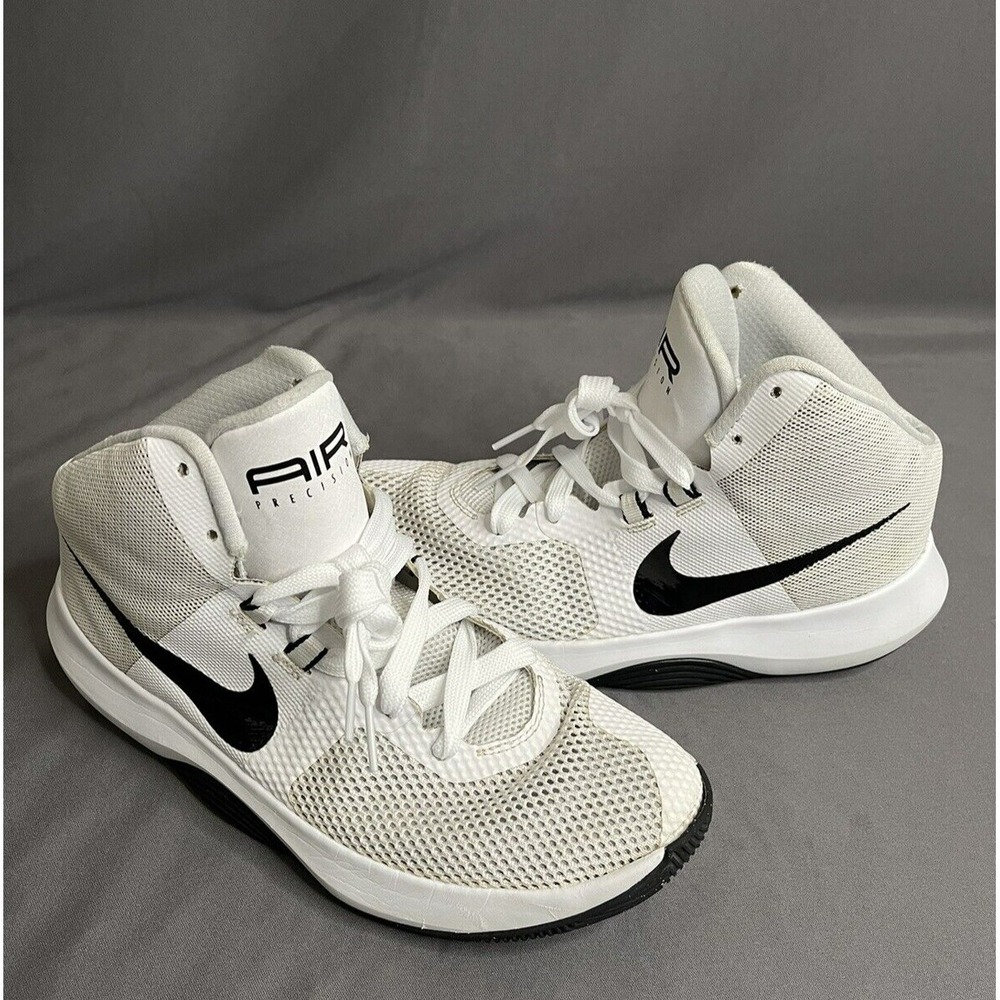 Nike White and Black Athletic High-Top Sneakers